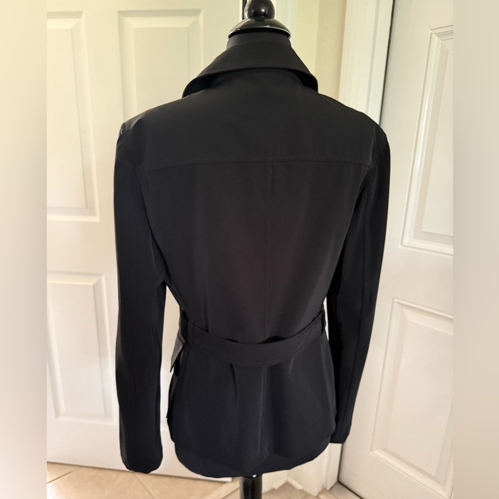 $1,990 PRADA Classic Black Fitted Button Down Blazer Jacket Sz IT 46 US 10 VTG - Picture 3 of 6